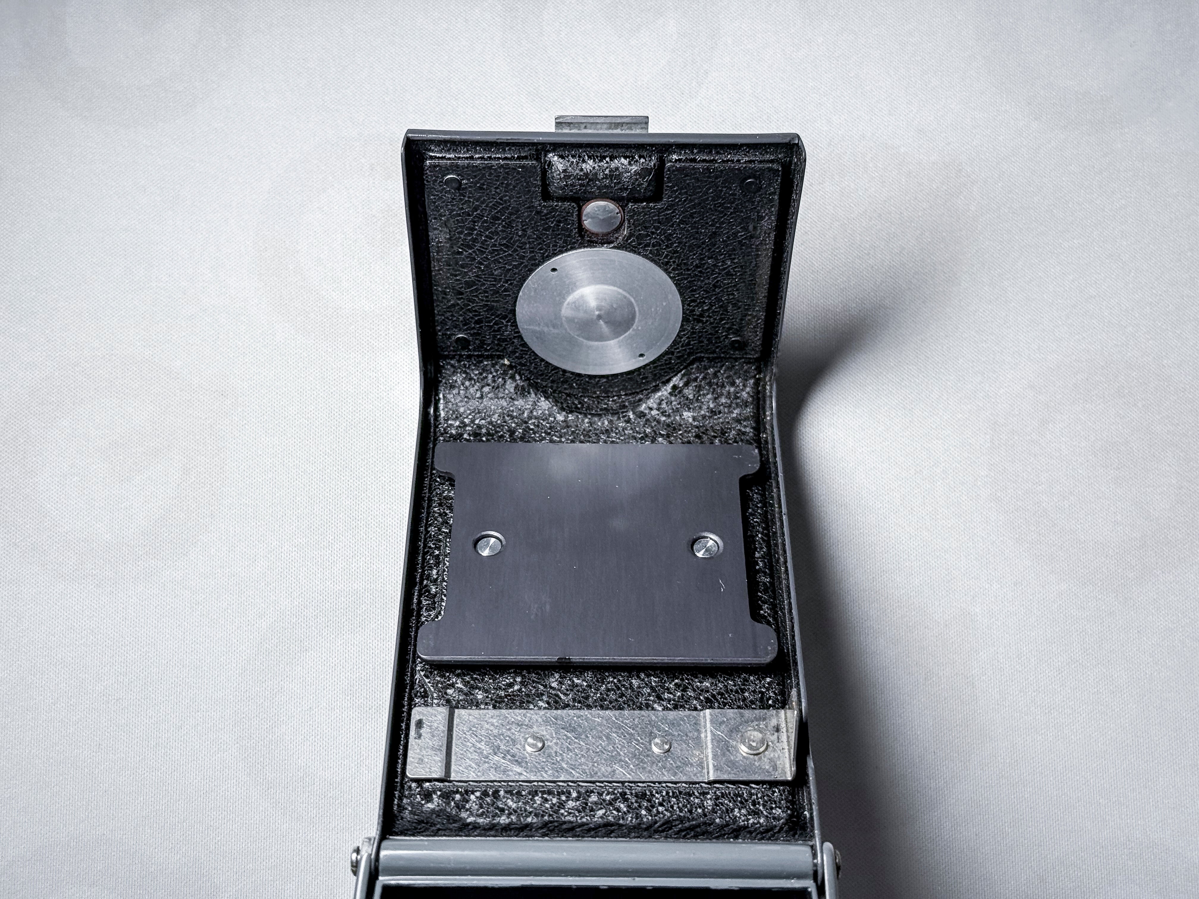 Rolleiflex 4x4 Baby 60mm Zeiss Tessar with Spool - Perfectly Working