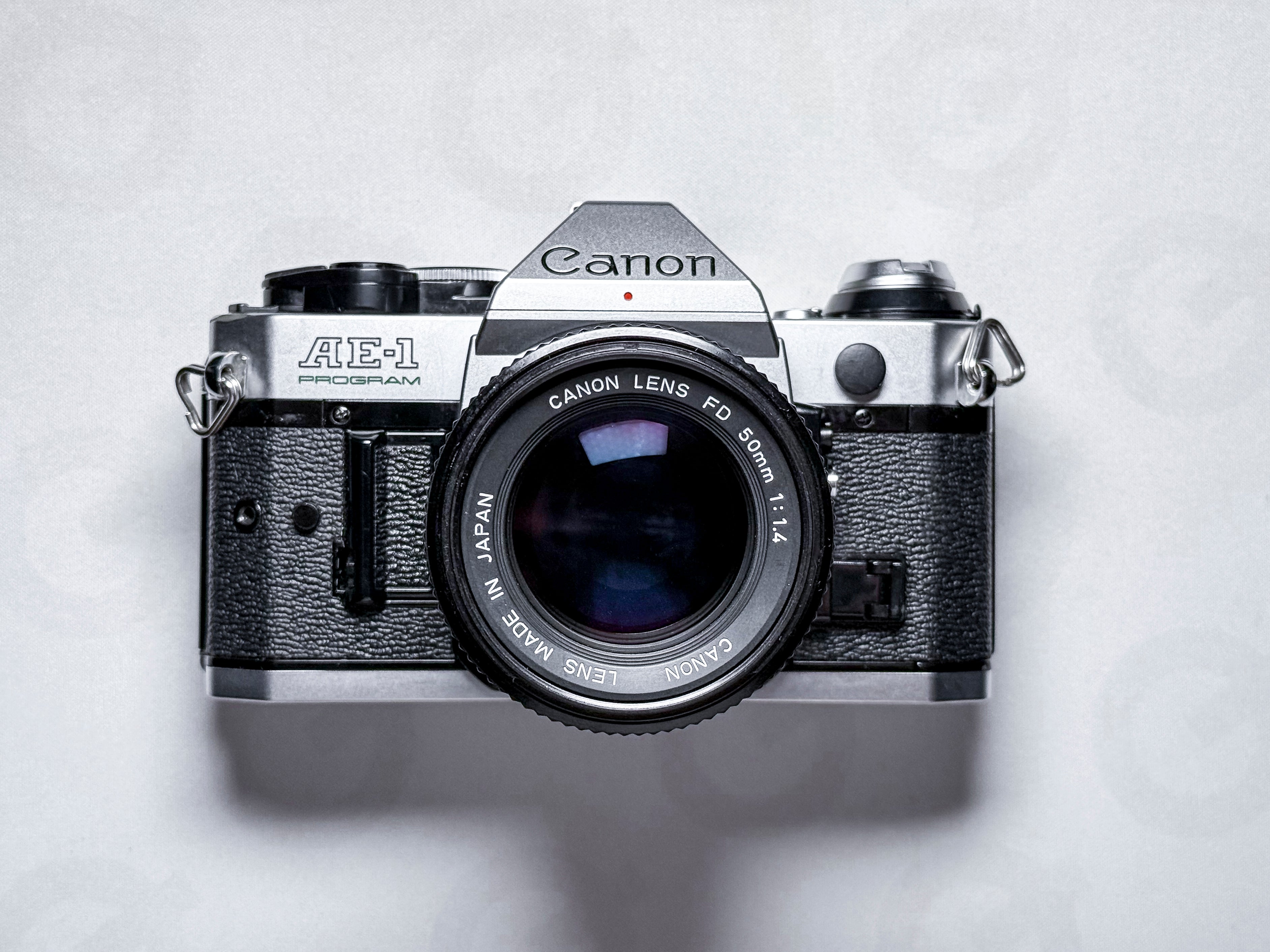 Canon AE-1 Program 35mm Film Camera + 50mm f/1.4 - Perfectly Working
