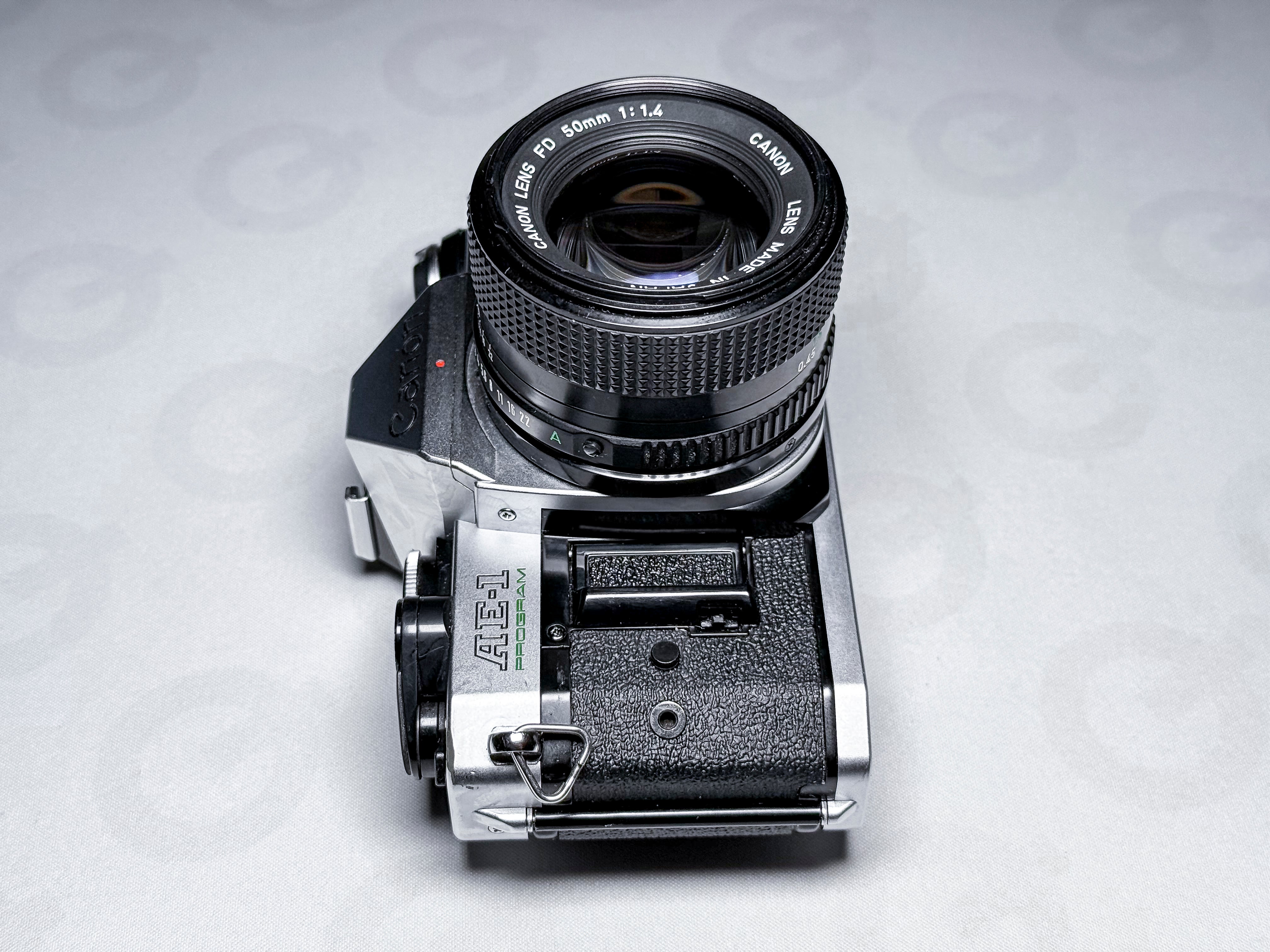 Canon AE-1 Program 35mm Film Camera + 50mm f/1.4 - Perfectly Working