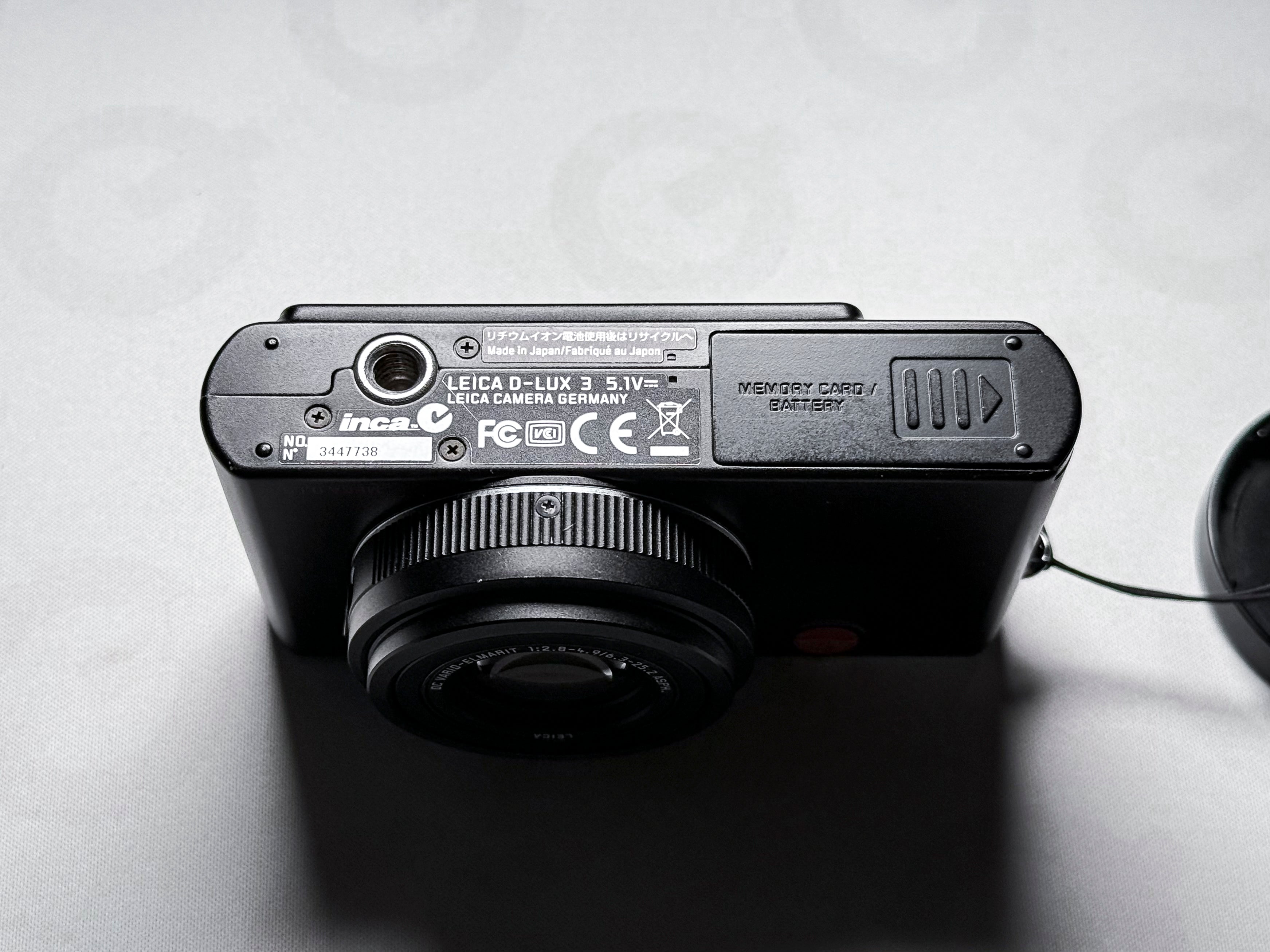 Leica D-Lux 3 Digital Camera CCD Sensor - Excellent, Perfectly Working