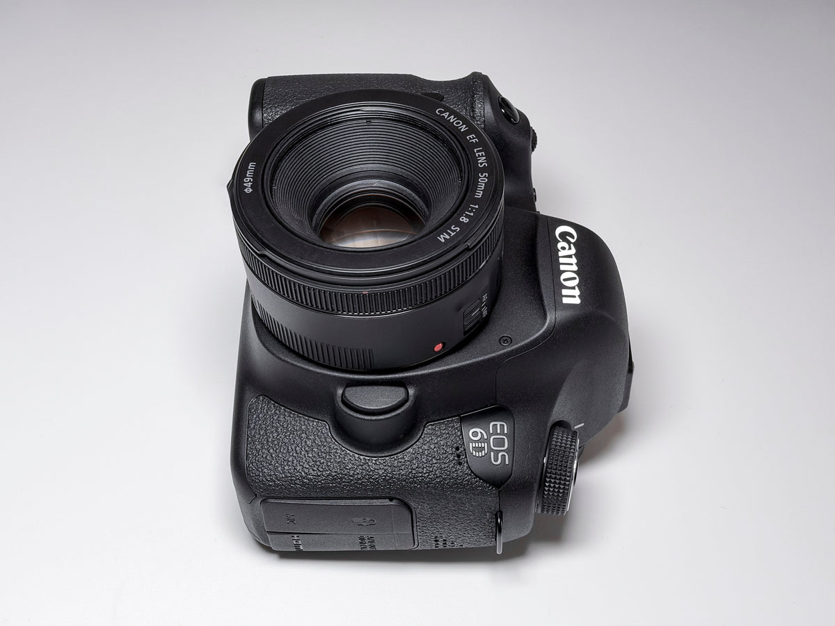 Canon EOS 6D + 50mm STM Full Frame DSLR - 1 Year Warranty, New, Only 100 shutter