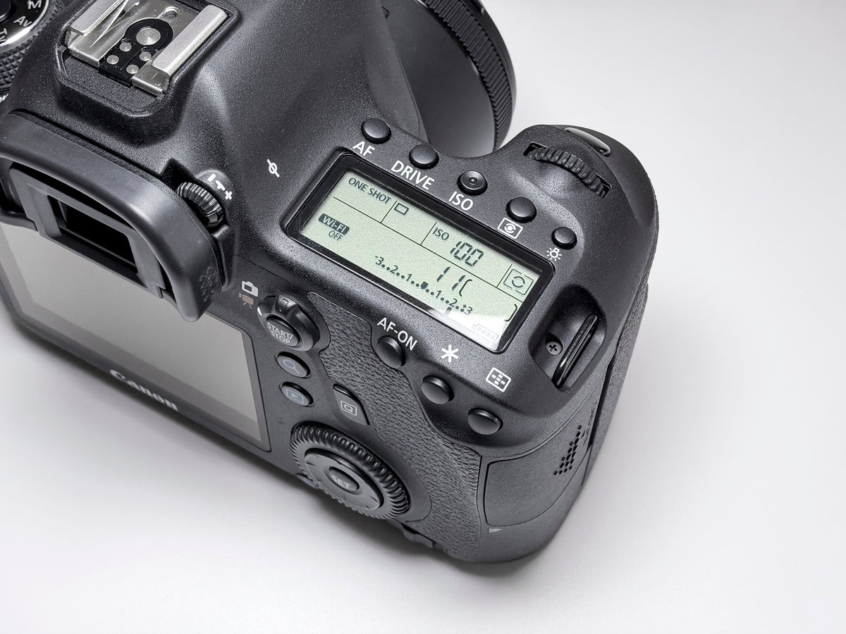 Canon EOS 6D + 50mm STM Full Frame DSLR - 1 Year Warranty, New, Only 100 shutter