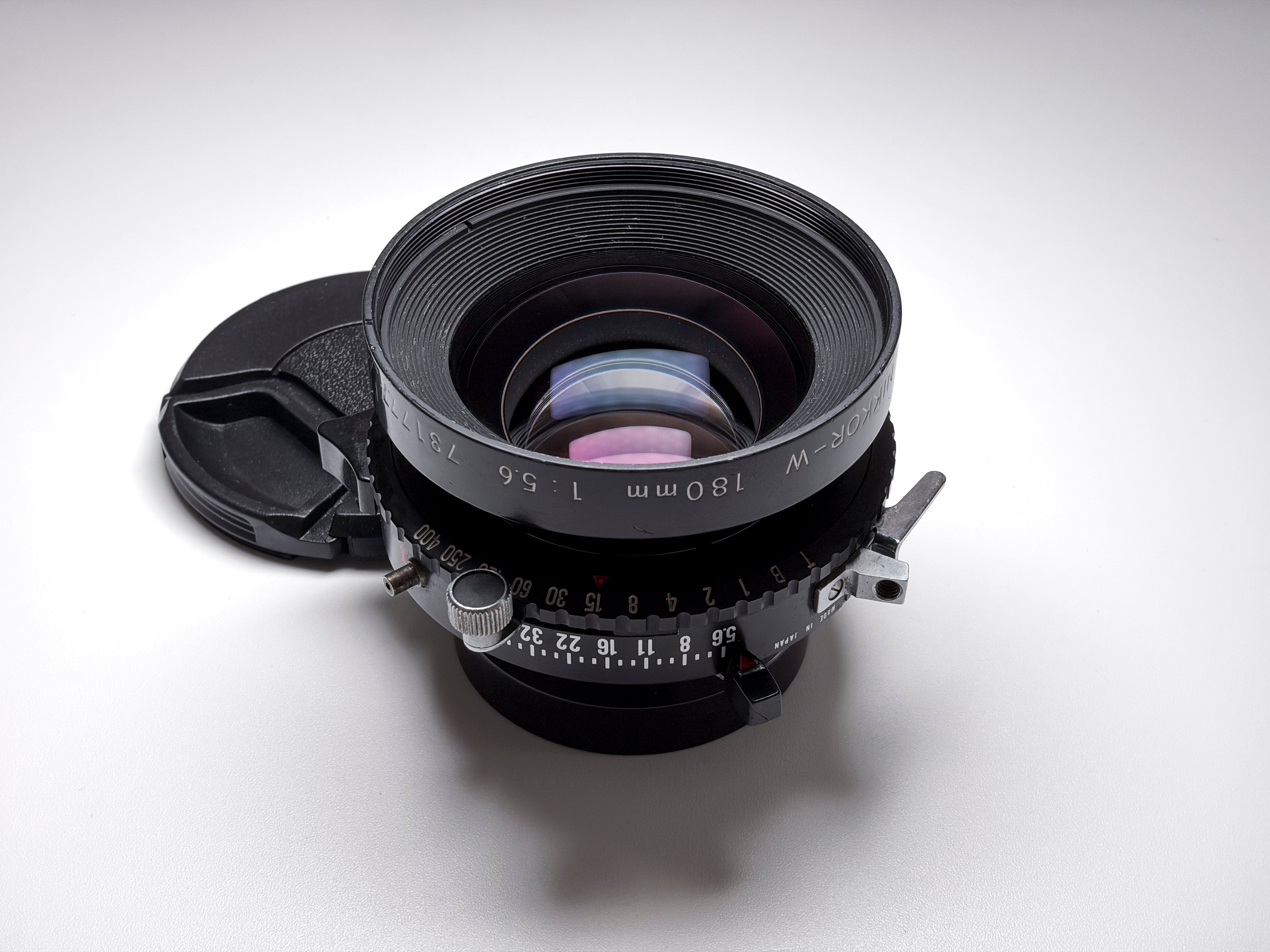 Nikon Nikkor-w 180mm f/5.6 Large Format Lens - Clear Optics, Perfectly