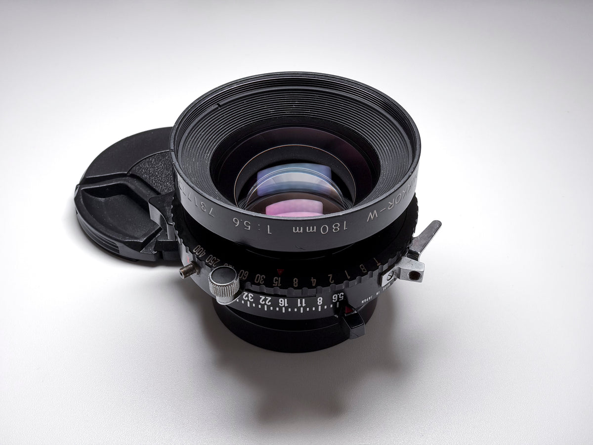 Nikon Nikkor-w 180mm f/5.6 Large Format Lens - Clear Optics, Perfectly Working