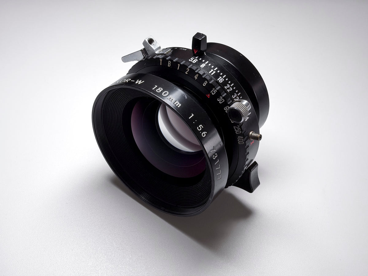 Nikon Nikkor-w 180mm f/5.6 Large Format Lens - Clear Optics, Perfectly Working