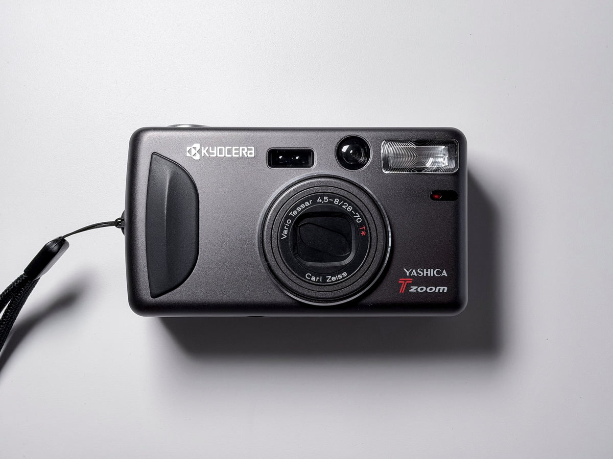 Yashica T-Zoom T4 35mm Film Point&Shoot Camera - Tested, Near Mint Condition