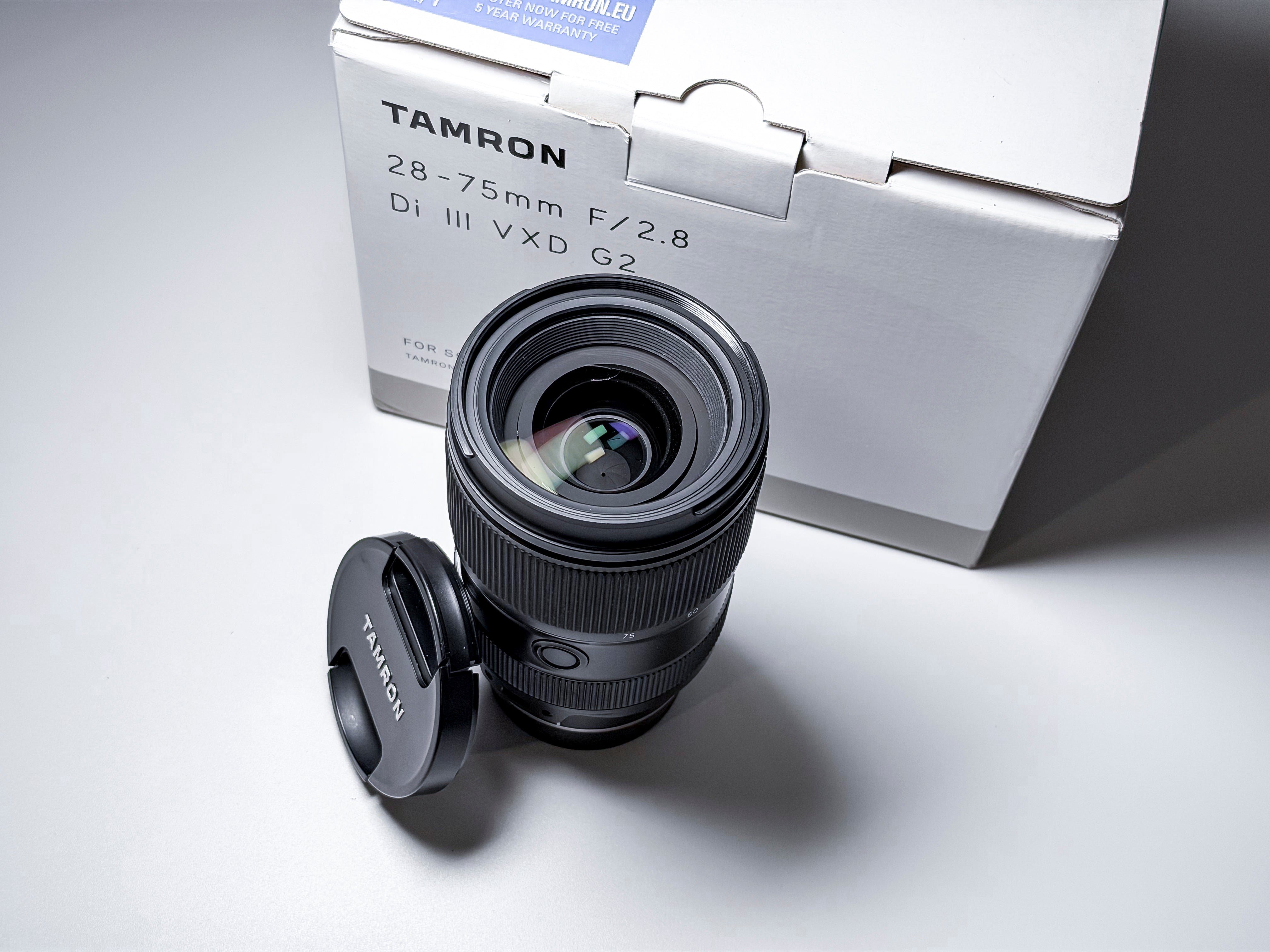 Tamron 28-75mm f/2.8 G2 for Sony E - 1 Year Warranty, Small Defect