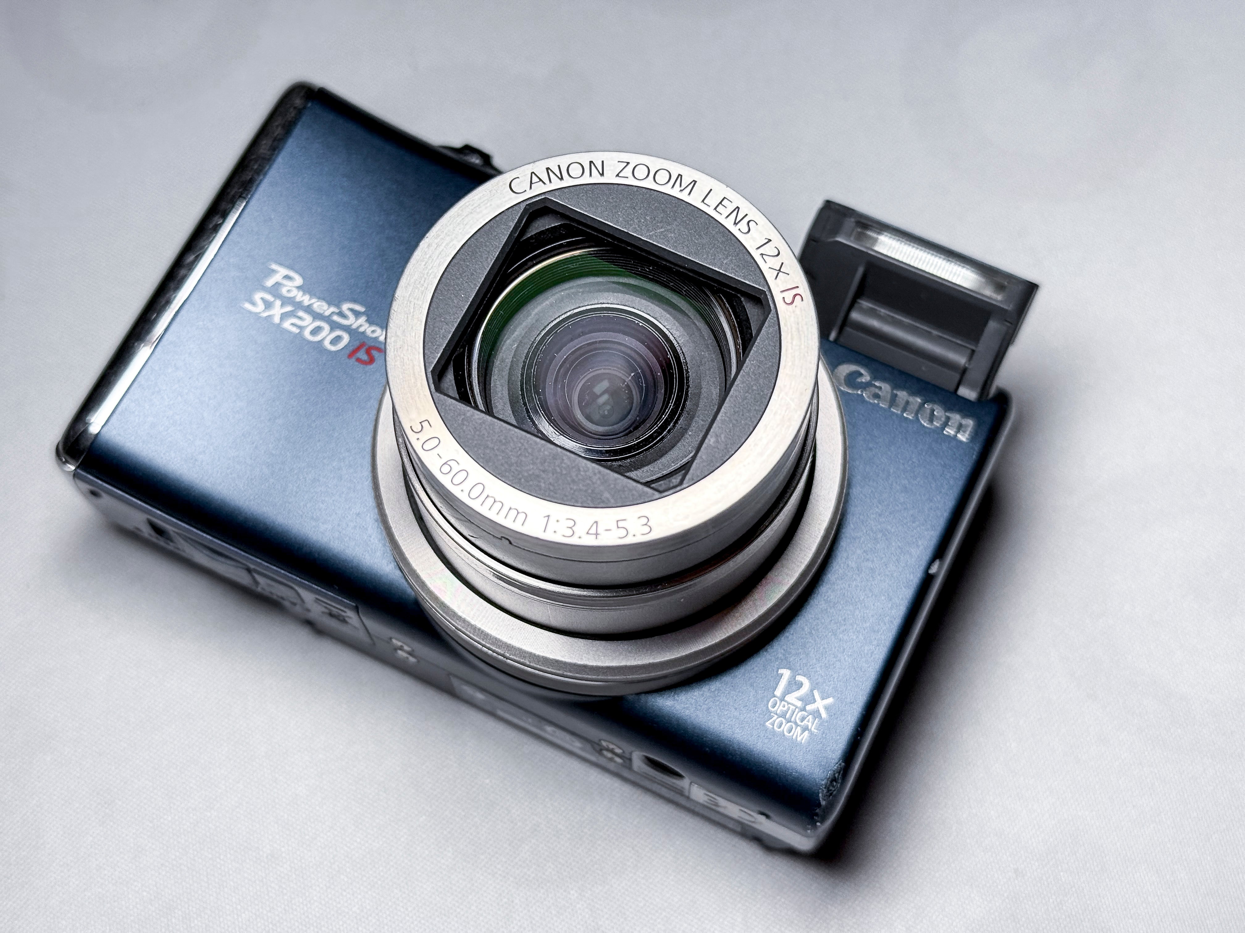 Canon Powershot SX200 IS Compact Camera with 12X Zoom - Warranty, Perfectly Working